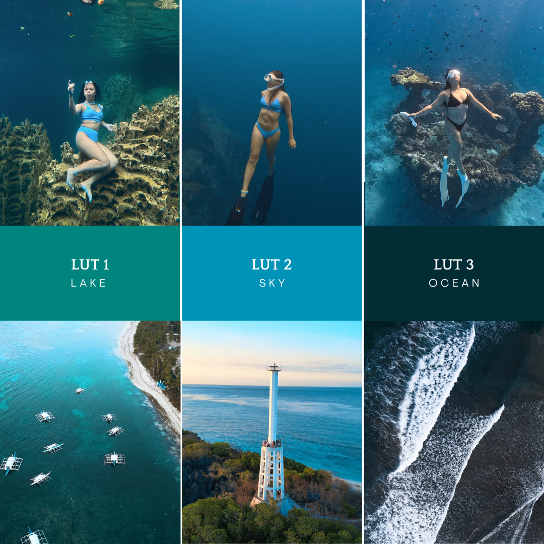 LUTs - Lake, Sky, and Ocean